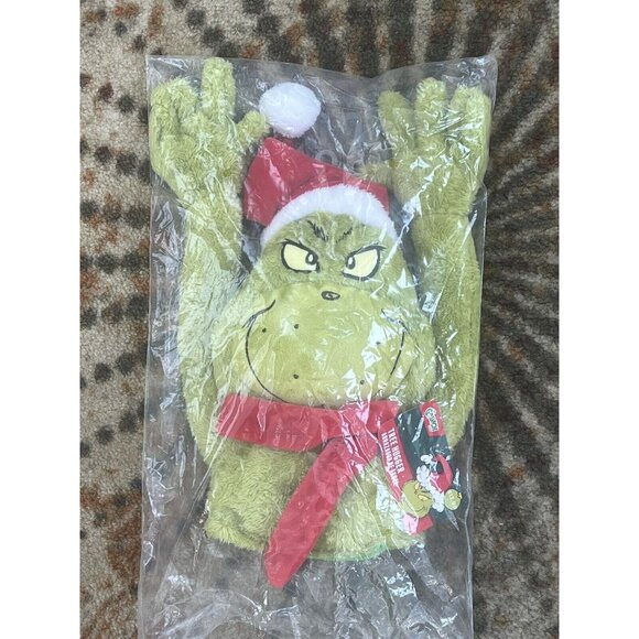Dr Suess The Grinch Tree Hugger Tree Topper Poseable Christmas Decoration NWT - Picture 4 of 4